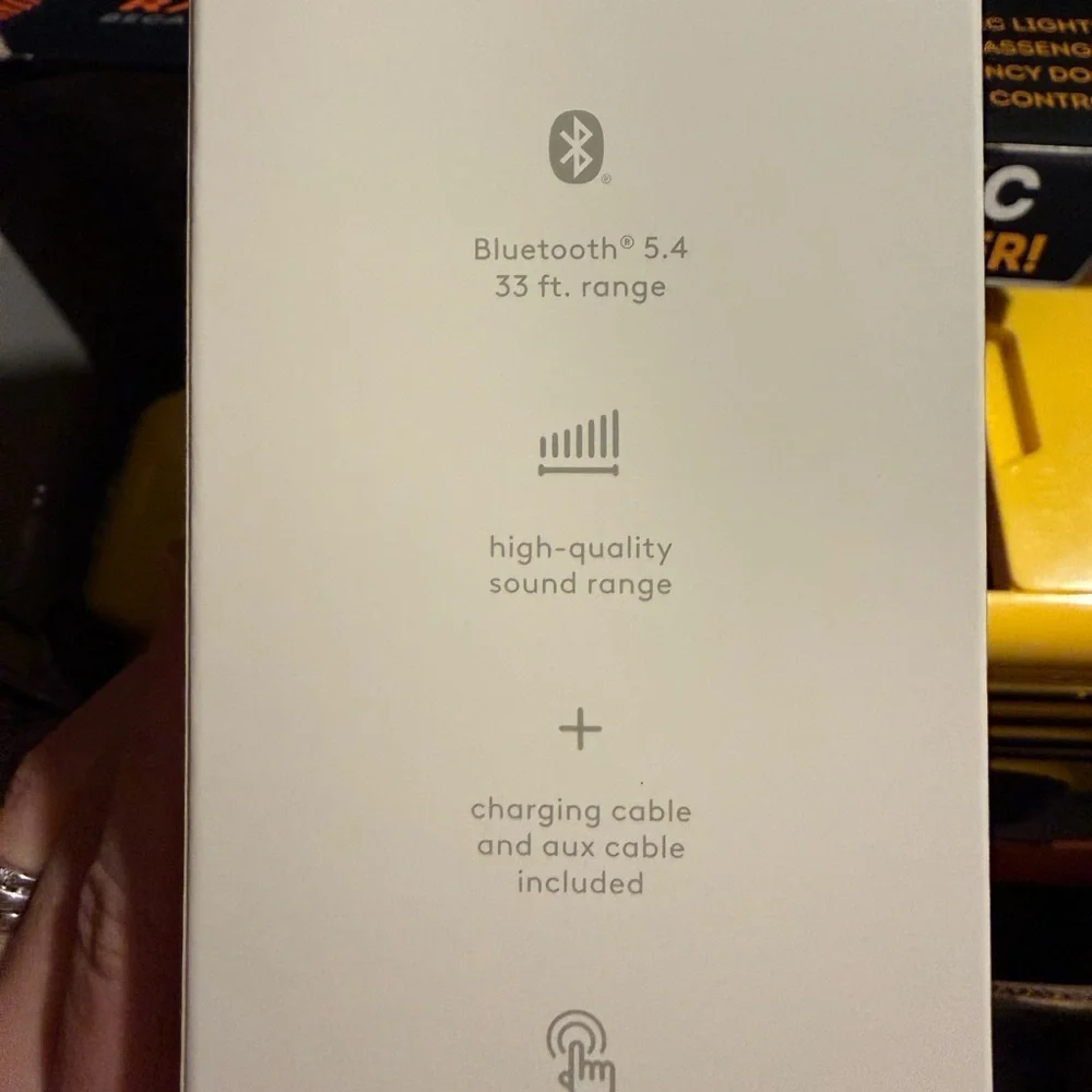 Heyday Yellow and Red Wireless Headphones